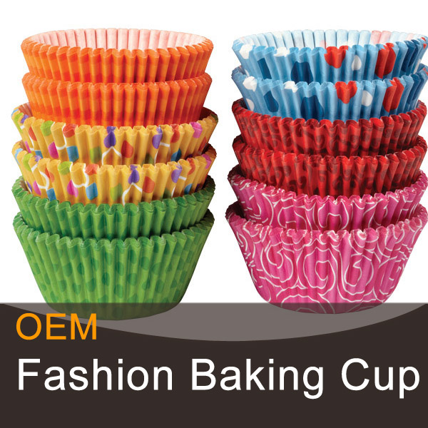 Colorful cupcake baking cups for your choice