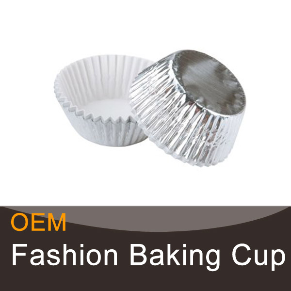 Disposable foil aluminum baking cups muffin cupcake