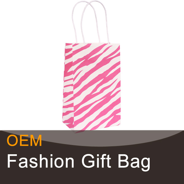 Fashionable coated Paper Gift Bag