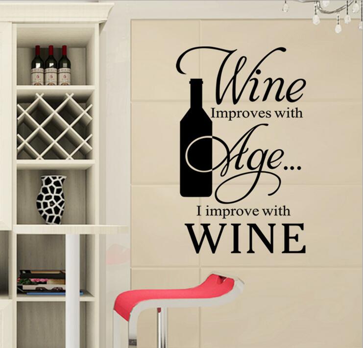 Wine decorative wall stickers
