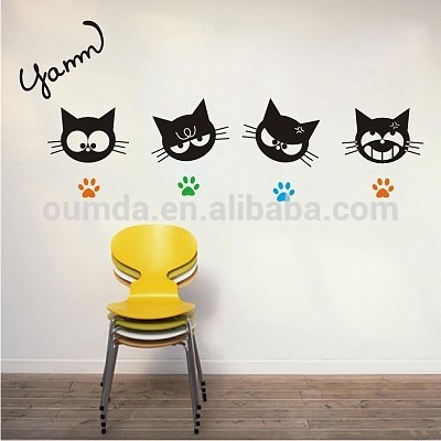 Cat decorative removable wall stickers